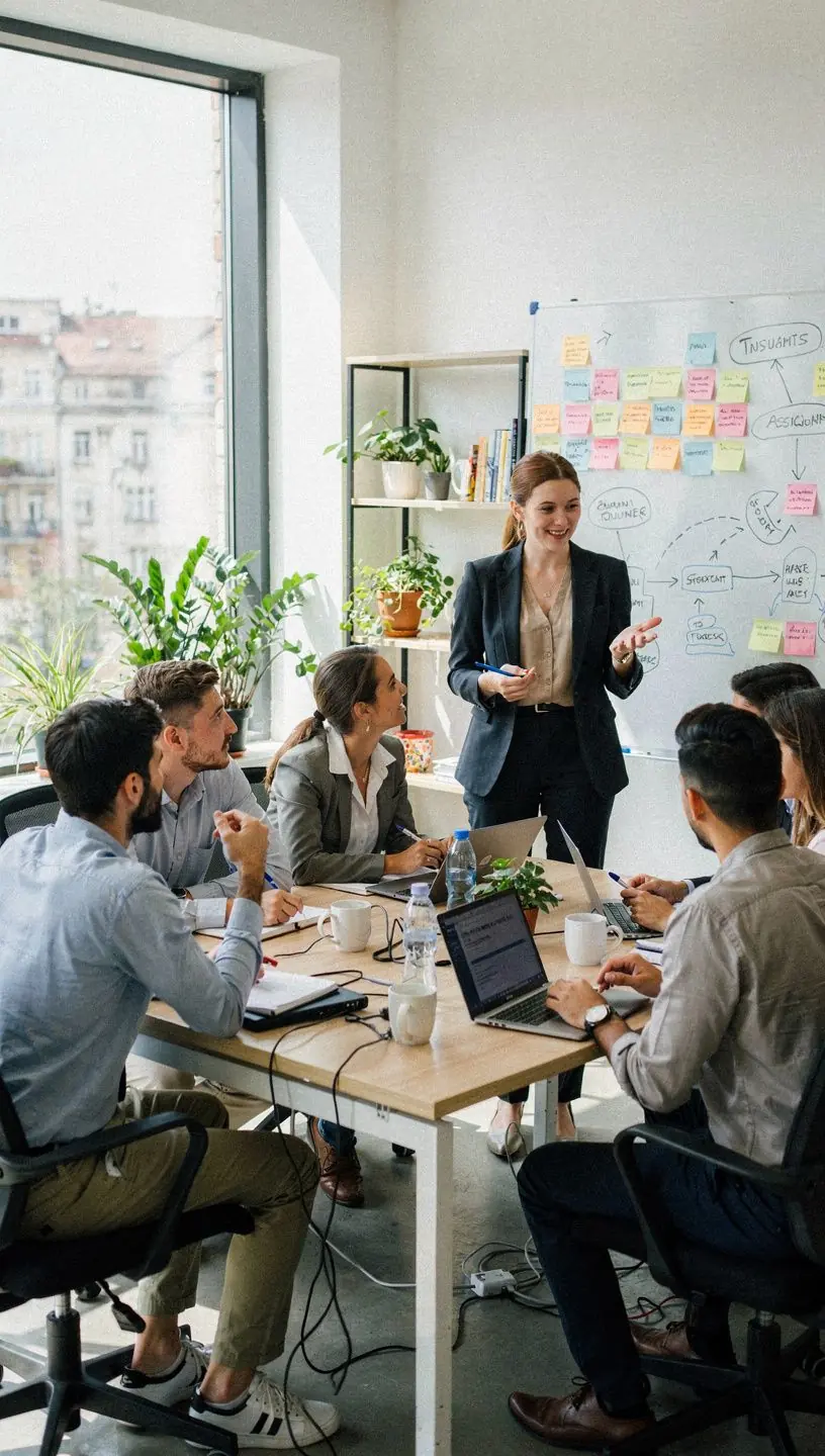 Comunitate diversă colaborând la un proiect, evidențiind schimbul de experiențe reale